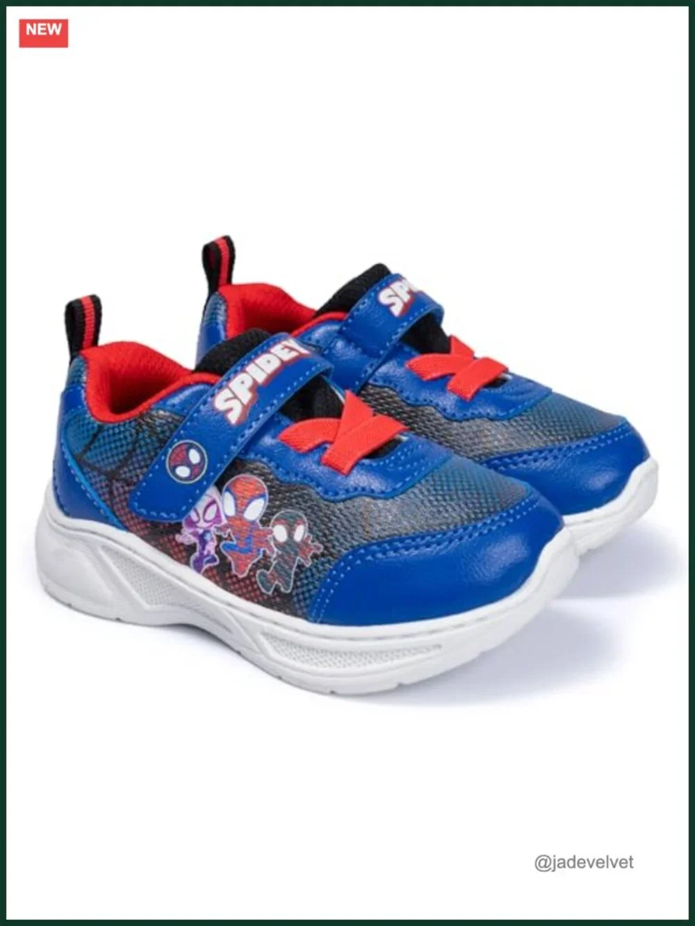 Toddler Athletic Sneakers with Velcro Closure, Breathable Mesh Upper, Non-Slip